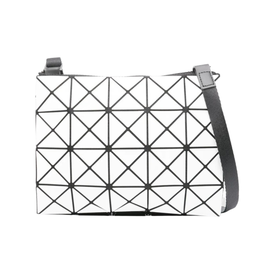 BB46-AG811-17 Bao Bao Issey Miyake Duo Cross Bag White Black