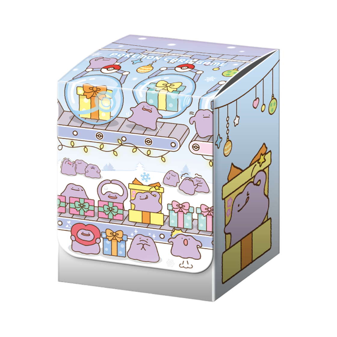 포켓몬 TCG 포켓몬 스토어 말랑말랑 메타몽의 하루 덱 케이스(Pokemon TCG Pokemon Store Squishy Ditto's Day Deck Case)