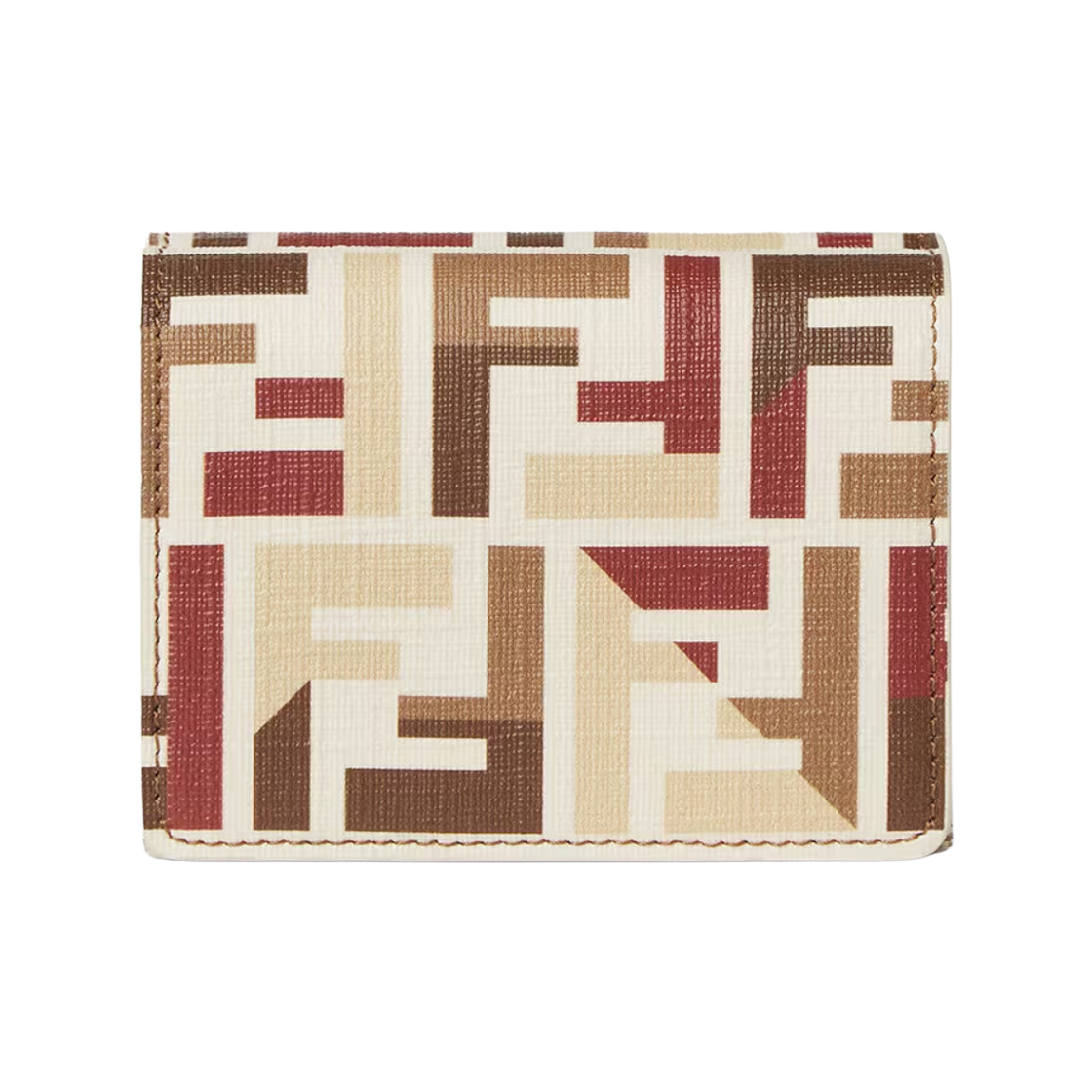 8M0480AV1YF1TVK Fendi FF Fabric Roma Wallet Multicolor