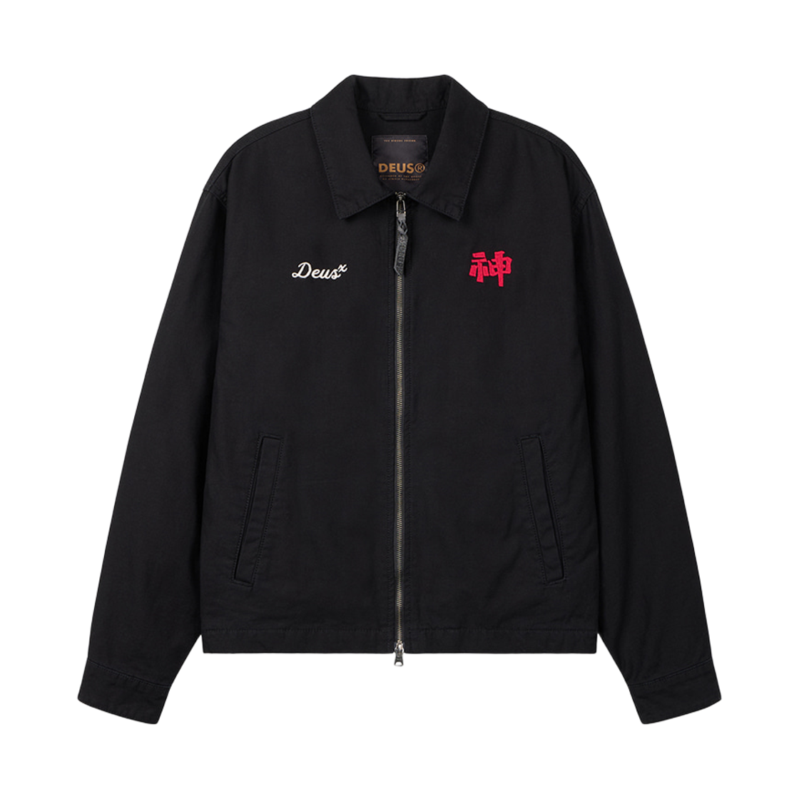 데우스 엑스 마키나 도그레그 자켓 블랙(Deus Ex Machina Dogleg Jacket Black)
