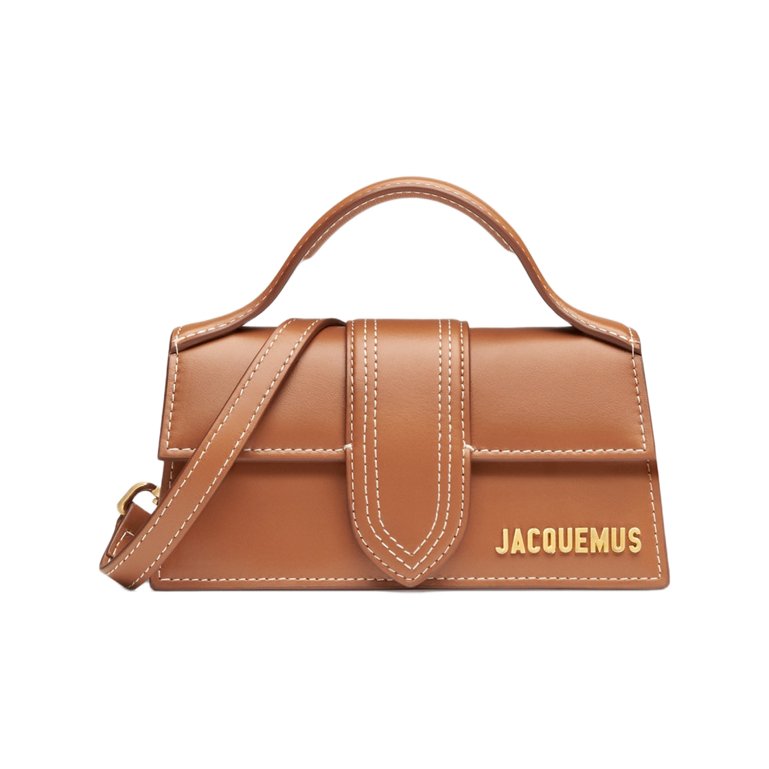 자크뮈스 레 클래식 밤비노 스몰 플랩백 라이트 브라운(Jacquemus Les Classiques Bambino Small Flap Bag Light Brown)