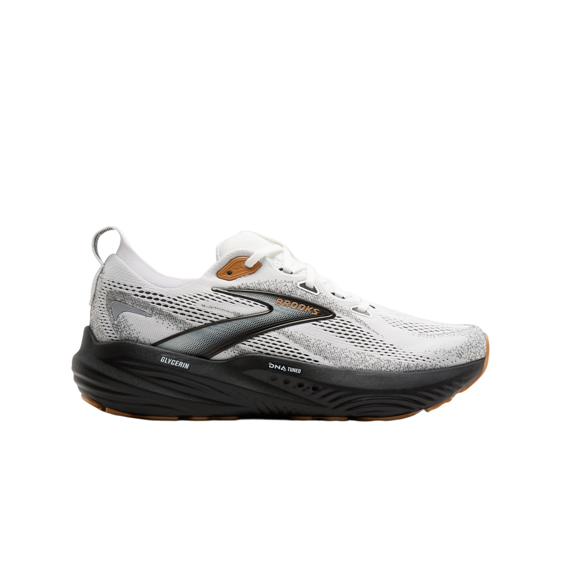 브룩스 러닝 글리세린 22 화이트 그레이 - 2E 와이드(Brooks Running Glycerin 22 White Grey - 2E Wide)