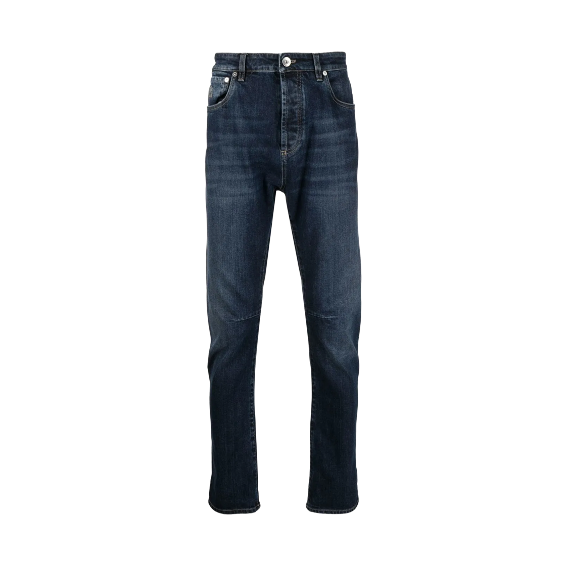 브루넬로 쿠치넬리 백 로고 데님 팬츠 인디고 블루(Brunello Cucinelli Back Logo Denim Pants Indigo Blue)