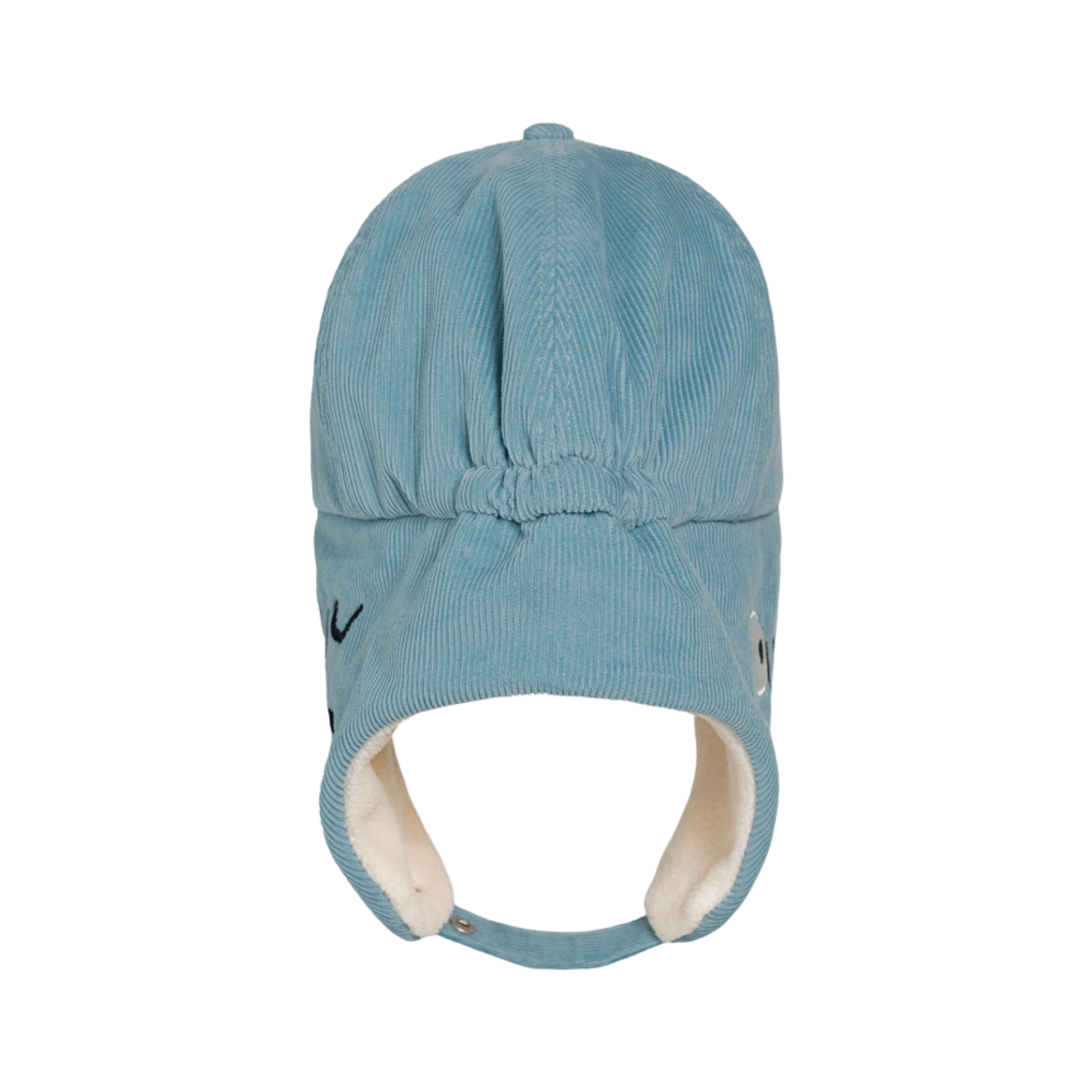 누누 코듀로이 이어머프 캡 블루(NOUNOU Corduroy Earmuff Cap Blue) - 4