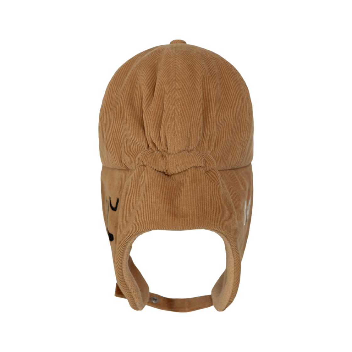 누누 코듀로이 이어머프 캡 카멜(NOUNOU Corduroy Earmuff Cap Camel) - 4