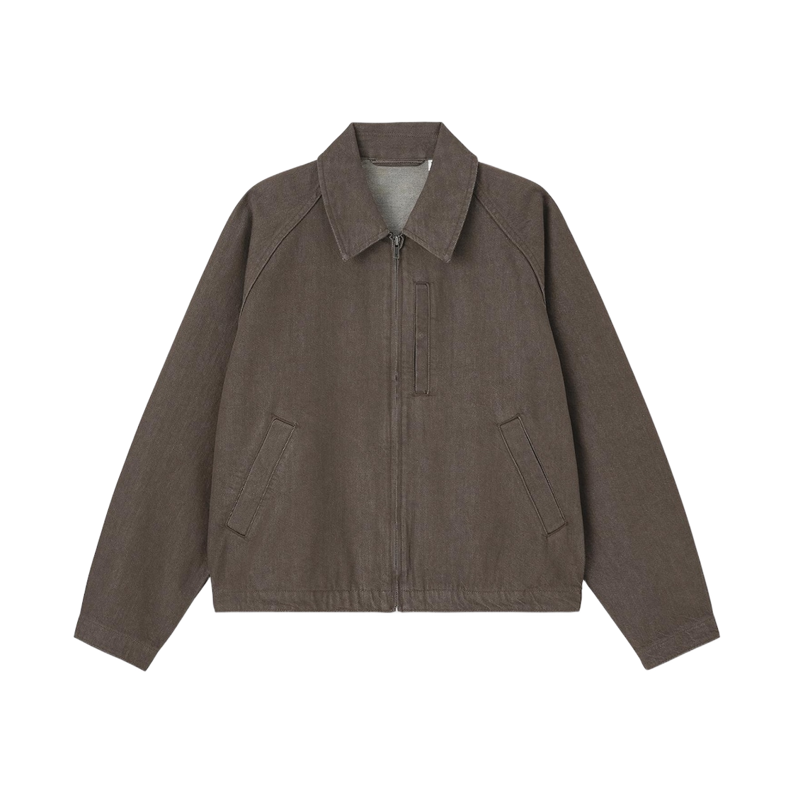 GU 코튼 집업 자켓 브라운(GU Cotton Zip Up Jacket Brown)