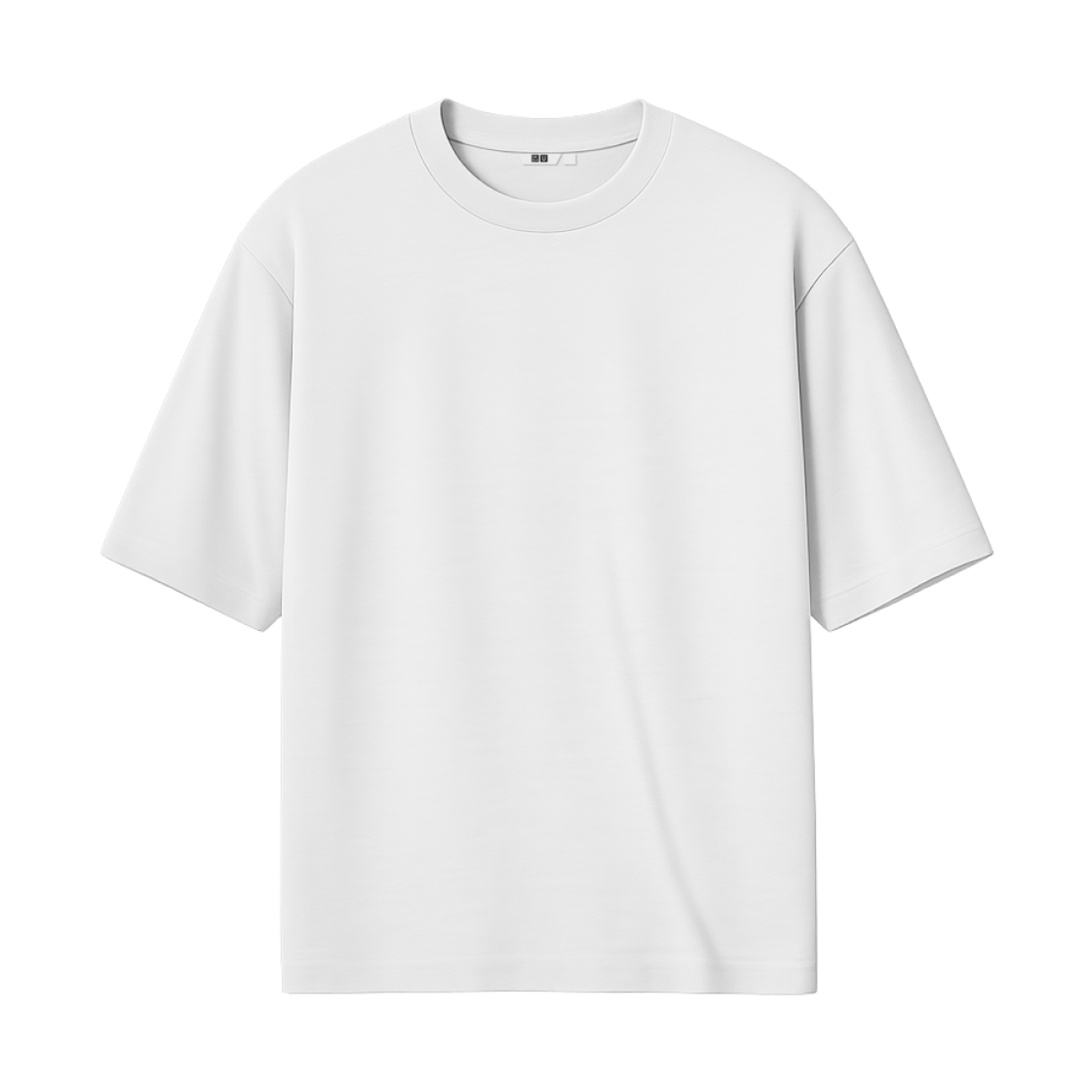 유니클로 U 에어리즘 코튼 오버사이즈 크루넥 티셔츠 화이트 - JP(Uniqlo U Airism Cotton Oversized Crewneck T-Shirt White - JP) - 1
