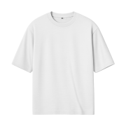 Uniqlo U Airism Cotton Oversized Crewneck T-Shirt White - JP