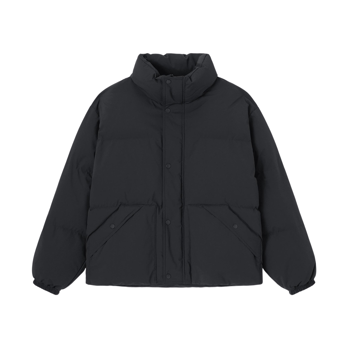 GU 웜 패디드 스탠드 블루종 블랙(GU Warm Padded Stand Blouson Black) - 1