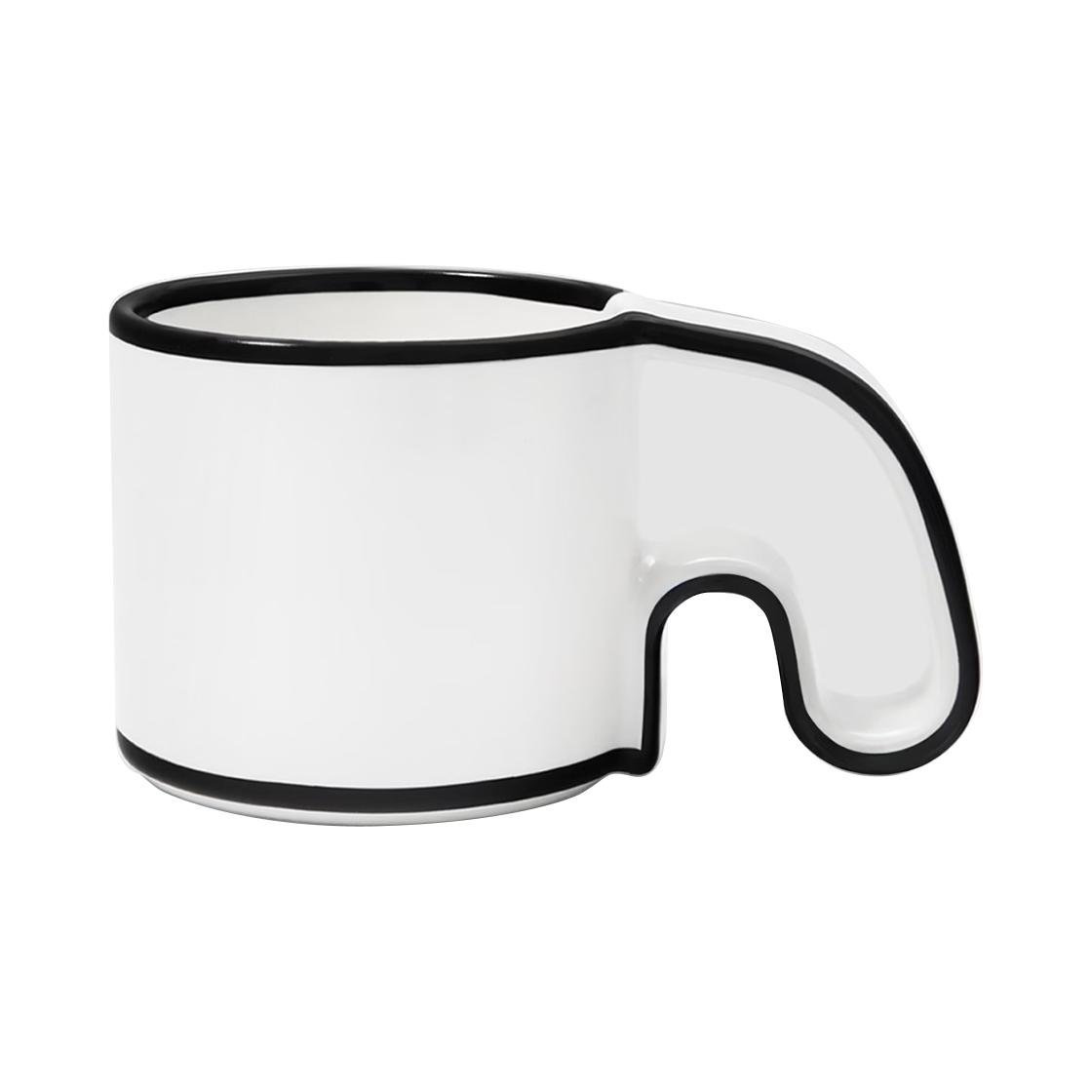 누플랏 라인 머그 M 블랙(Nuflaat Line Mug M Black)