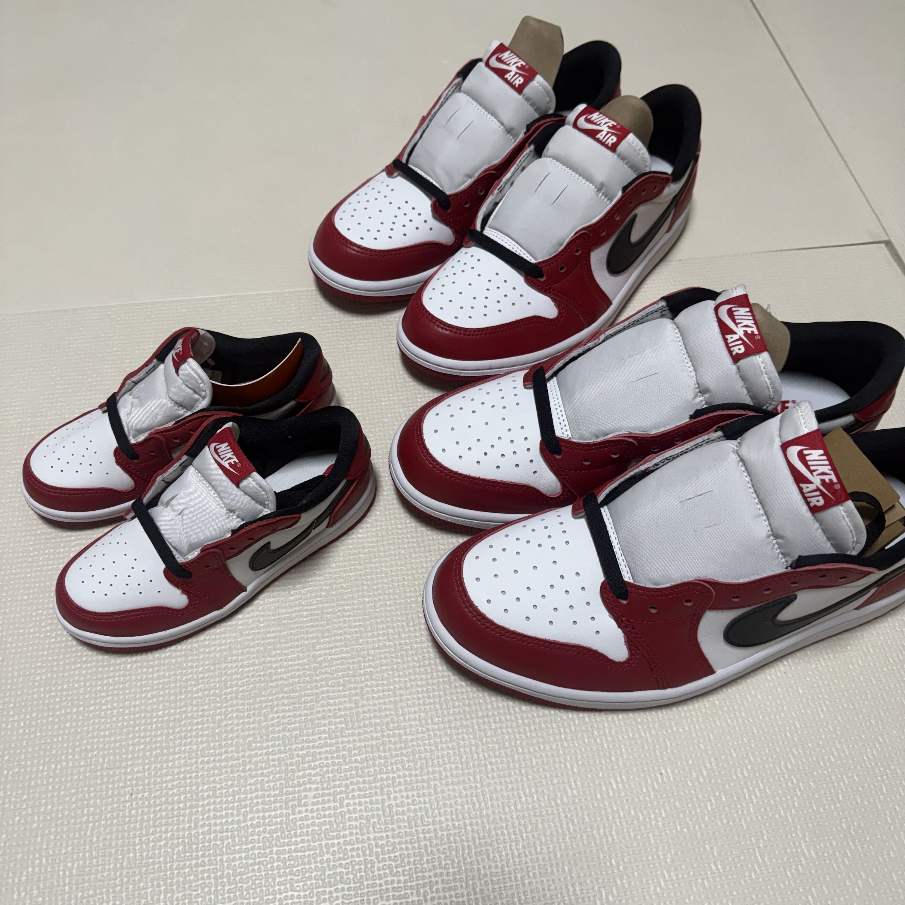 (GS) Jordan 1 Retro Low OG Chicago 착용 스타일