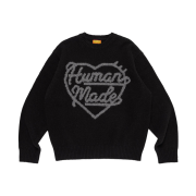 Human Made Heart Knit Sweater Black