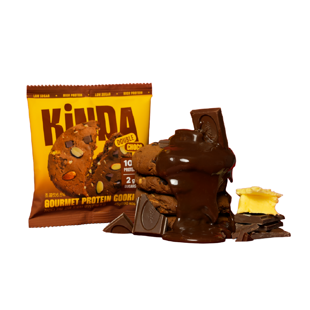 카인다바이트 저당 고메 프로틴 쿠키 2박스 세트 (16개입)(Kindabite Low Sugar Gourmet Protein Cookie 2BOX Set (16ea)) - 2