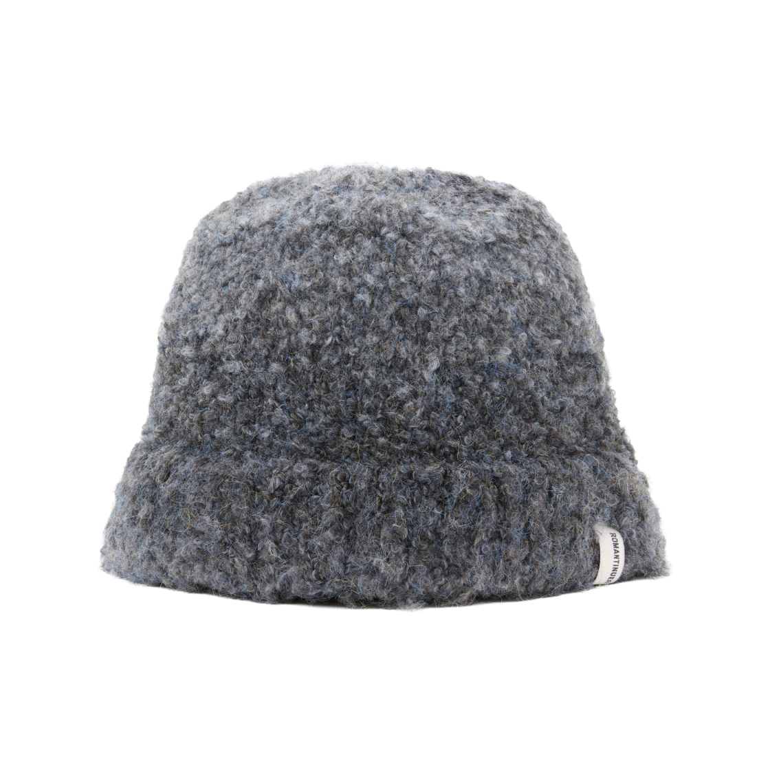 로맨티누어 테디 부클 버킷 햇 - 차콜(ROMANTINUER Teddy Boucle Bucket Hat - Charcoal) - 1