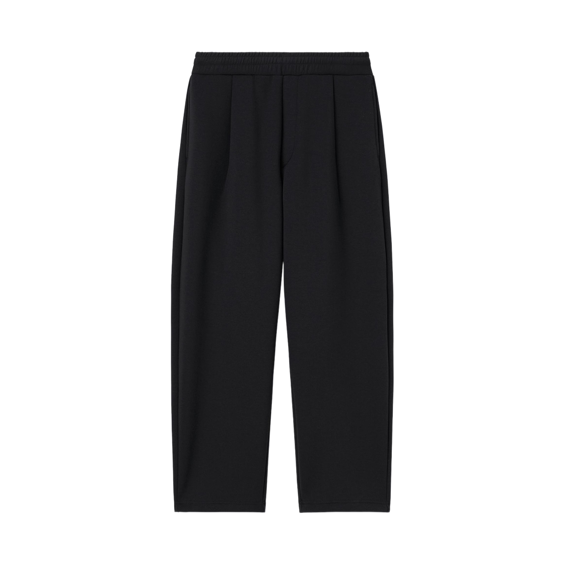 GU 퍼프 스웨트 캐럿 팬츠 블랙(GU Puff Sweat Carott Pants Black) - 1