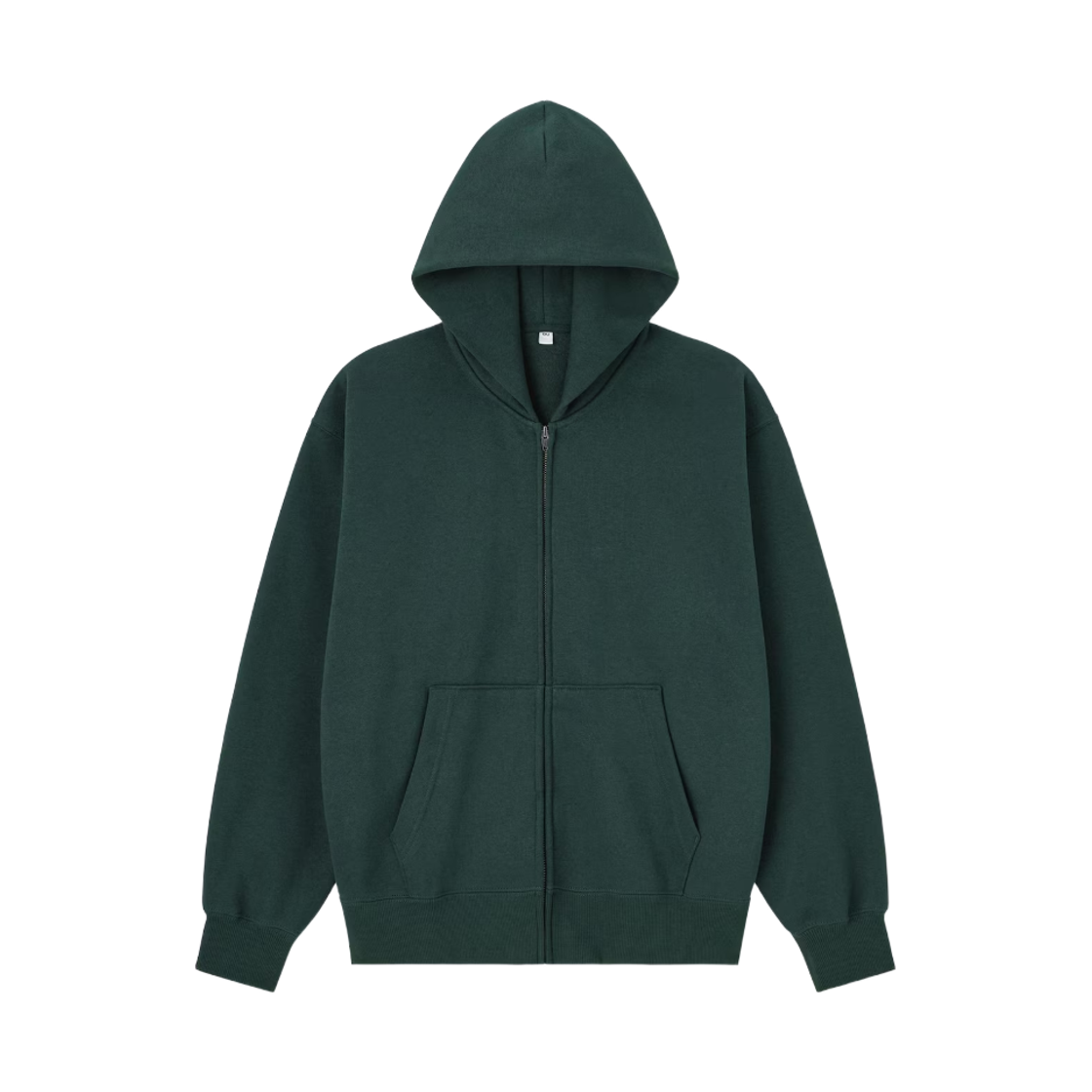 GU 헤비 웨이트 스웨트 풀집 파카 다크 그린(GU Heavy Weight Sweat Full Zip Parka Dark Green) - 1
