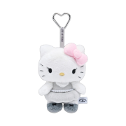 HELLO KITTY x JISOO Plush Keychain Pink Gray (Opened Case)