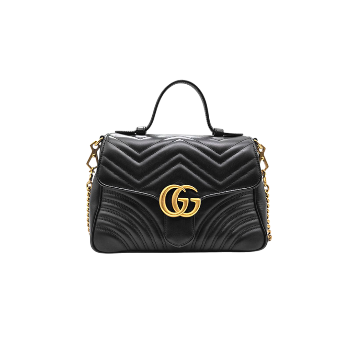 ITPBTANED9FE Gucci GG Marmont Matelasse Small Top Handle Bag