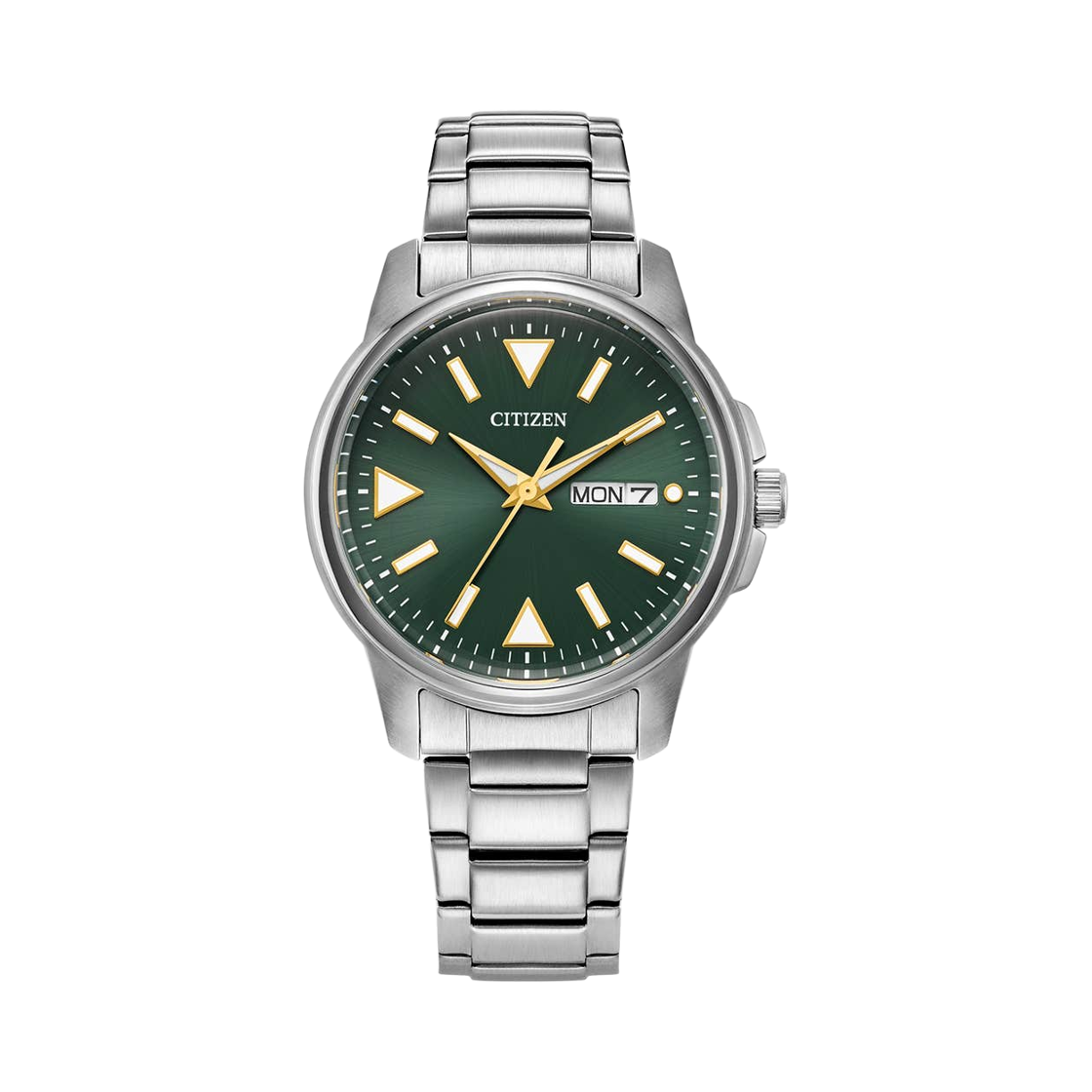시티즌 에코드라이브 36.5mm 스테인리스 스틸 블랙 그린(Citizen Eco-Drive 36.5mm Stainless Steel Black Green)