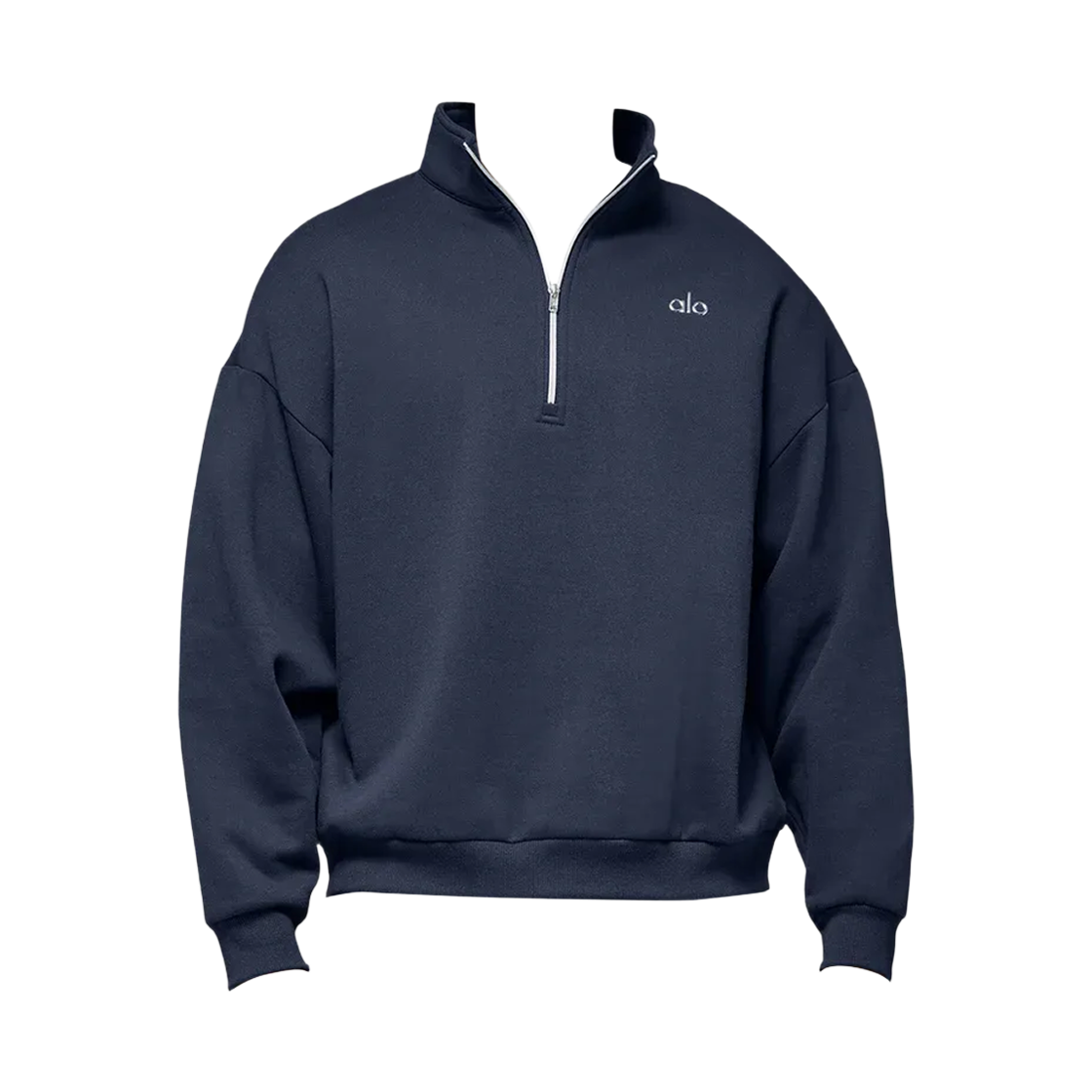 U3040RG Alo Yoga Accolade 1/4 Zip Pullover Navy