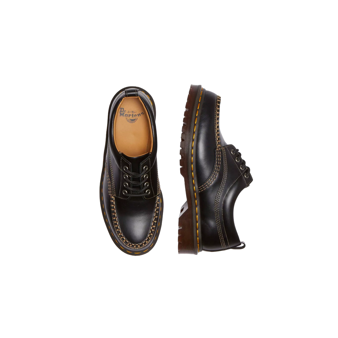 닥터마틴 로웰 4 아이 슈 블랙 아날린 - 26SS(Dr. Martens Lowell 4 Eye Shoe Black Analine - 26SS) - 6