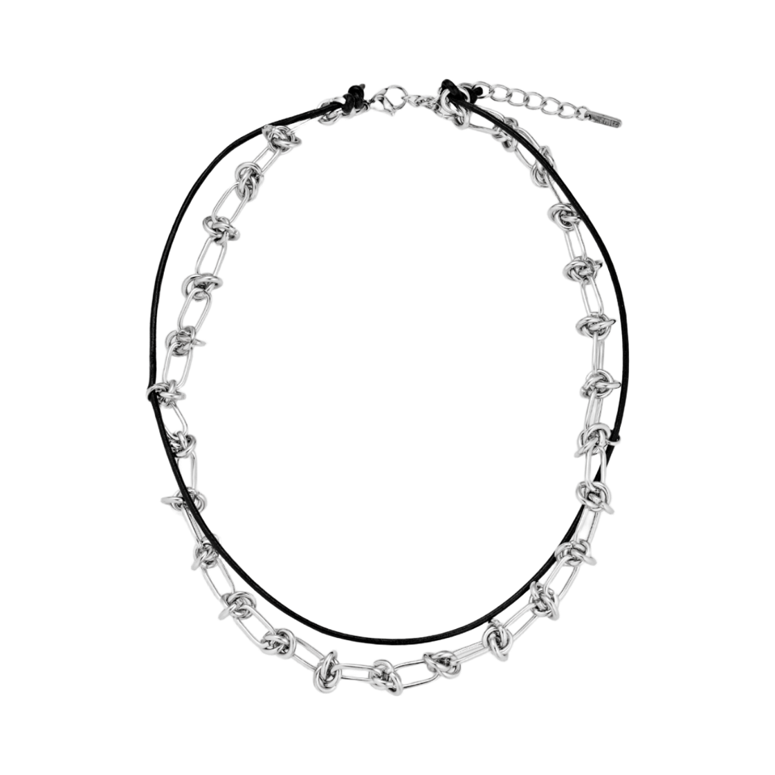 RNSN143 ROMANTINUER SN.143 Leather Chain Necklace