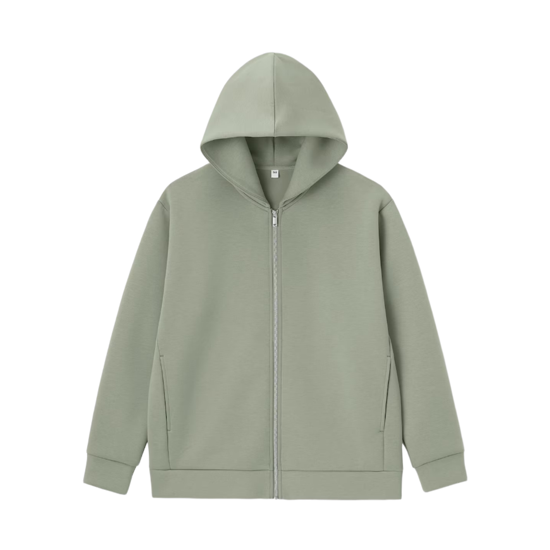 352074-54 GU Puff Sweat Full Zip Parka Green