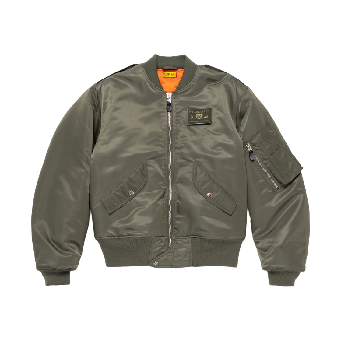 휴먼 메이드 플라이트 자켓 올리브 드랩(Human Made Flight Jacket Olive Drab) - 2