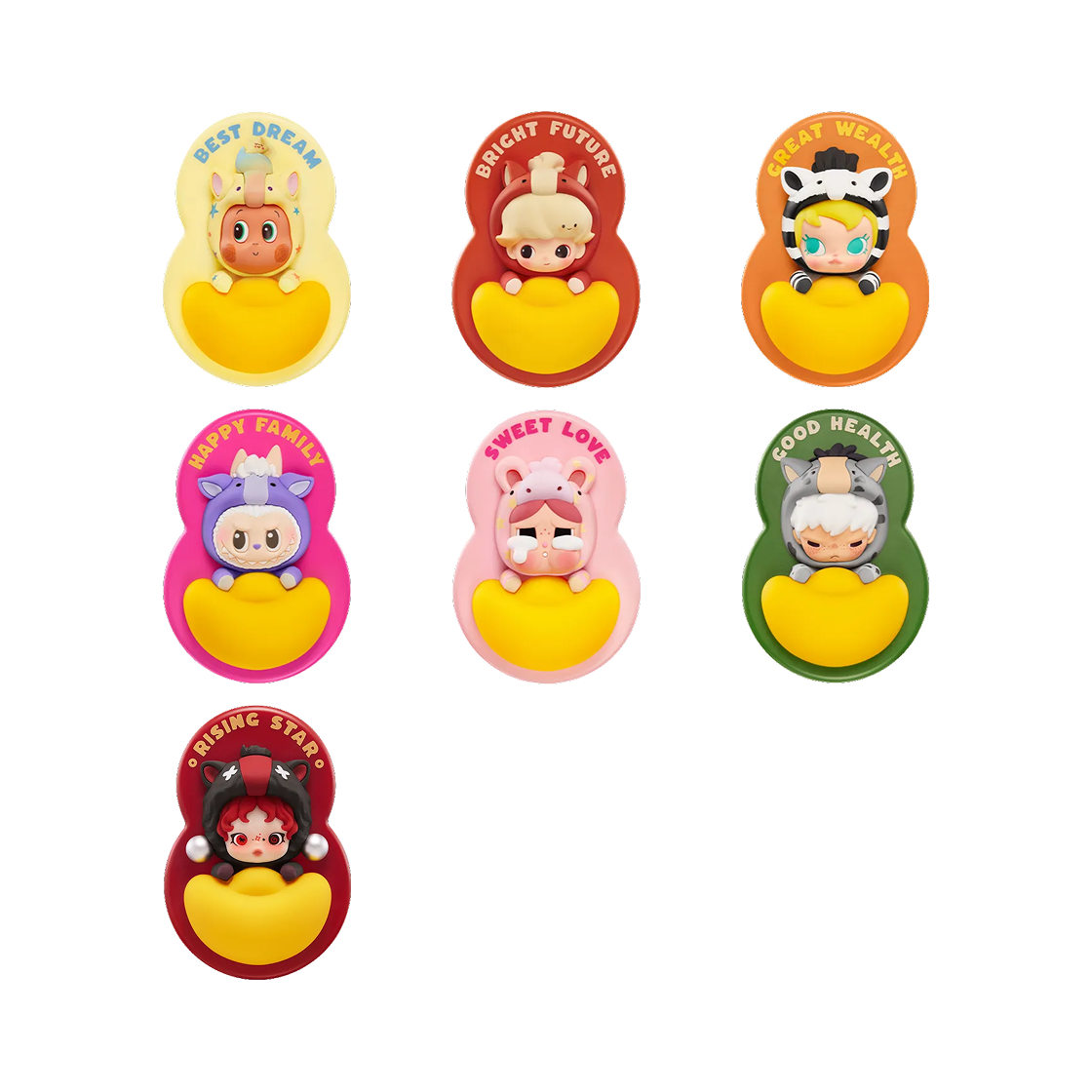 팝마트 전력질주 시리즈 마그넷 미개봉 랜덤박스 (6개입)(Pop Mart Have A Good Run Series Fridge Magnet Sealed Case (6 Blind Boxes)) - 2