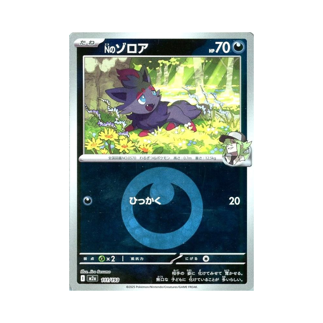 포켓몬 TCG N의 조로아 에너지 미러 메가 드림 ex (일어판)(Pokemon TCG N's Zorua Energy Mirror Mega Dream ex (Japanese Ver.)) - 1