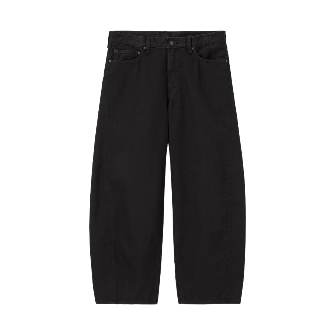 358640-09/359217-09 GU Barrel Leg Jeans Regular Black