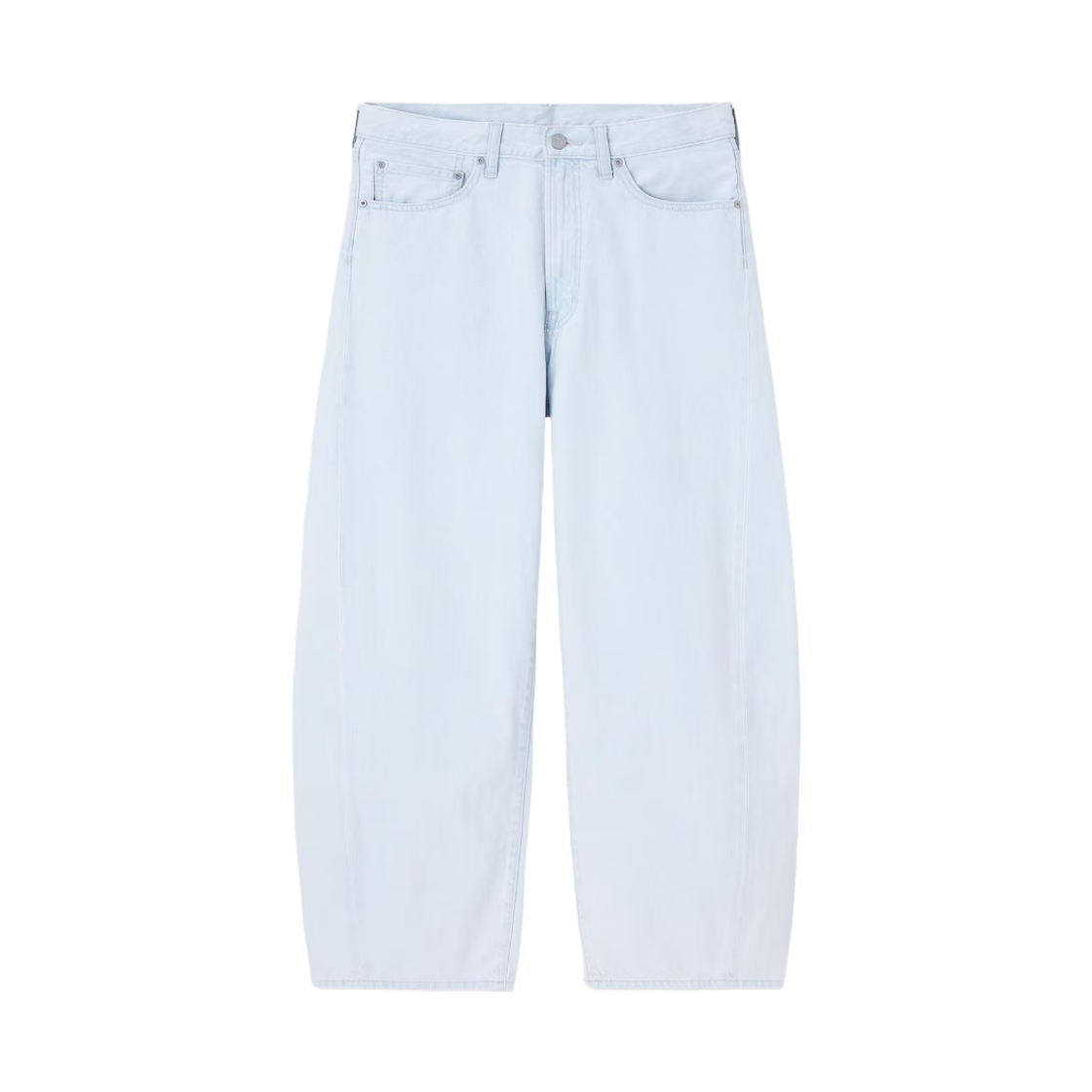 GU 배럴 레그 진 레귤러 블루(GU Barrel Leg Jeans Regular Blue)