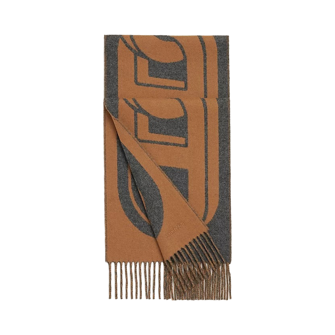 Hermes Maillons TGM Muffler Camel Flanelle(에르메스 마이옹 TGM 머플러 까멜 플라넬) - 1
