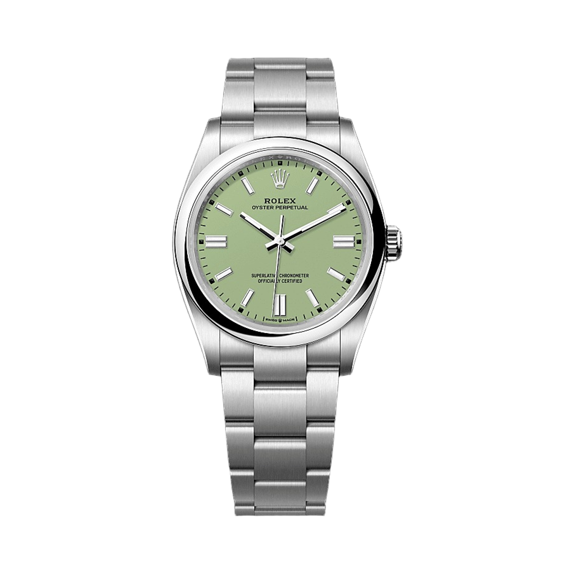 롤렉스 오이스터 퍼페추얼 36mm 126000 피스타치오 오이스터(Rolex Oyster Perpetual 36mm 126000 Pistachio Oyster)