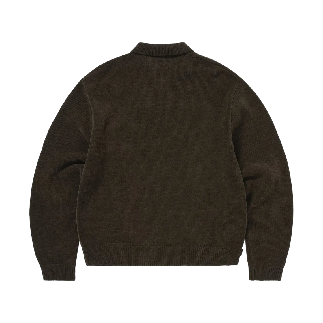 디스이즈네버댓 아가일 집 니트 가디건 브라운(thisisneverthat Argyle Zip Knit Cardigan Brown) - 2