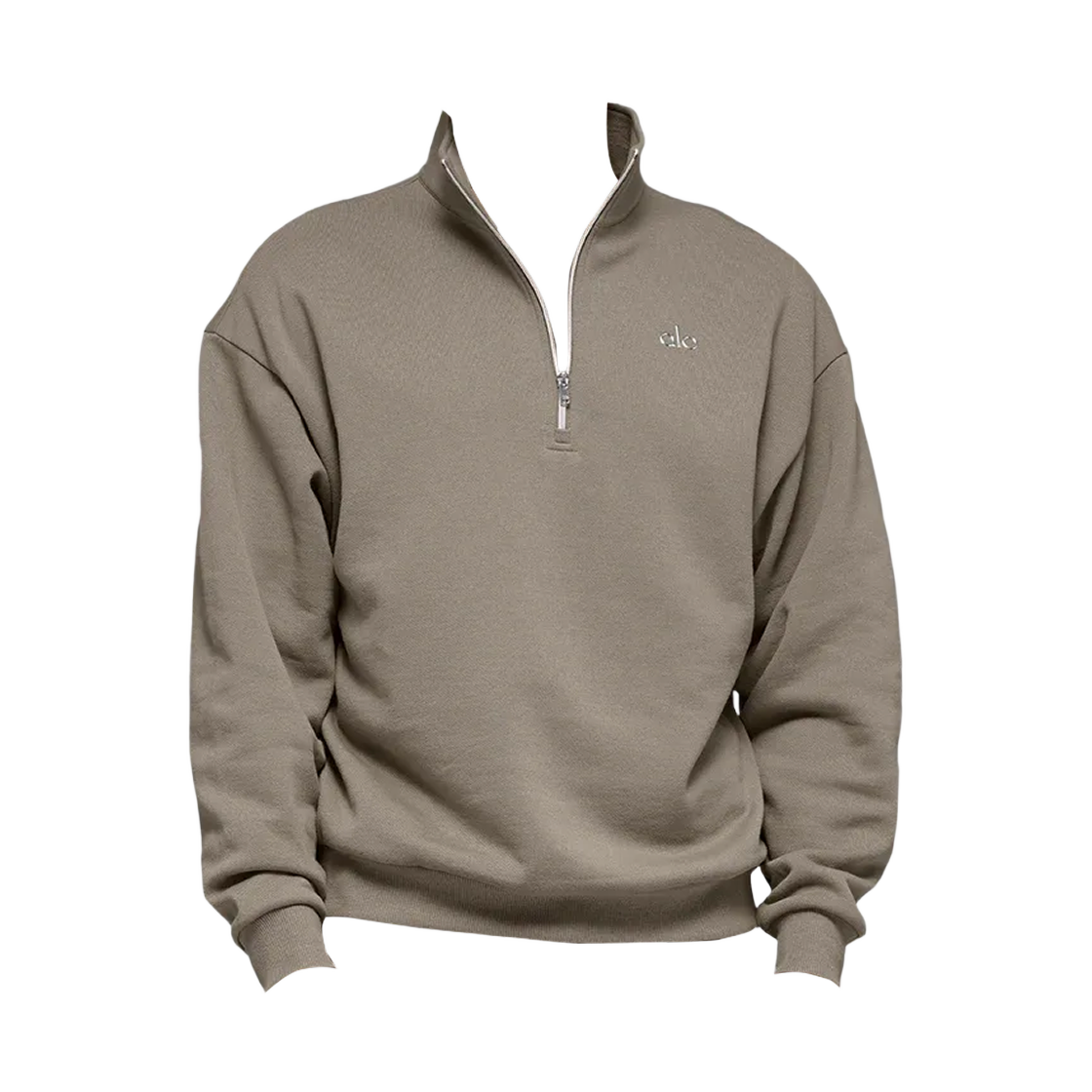 알로 요가 어콜레이드 1/4 집 풀오버 라이트 코코아(Alo Yoga Accolade 1/4 Zip Pullover Light Cocoa)