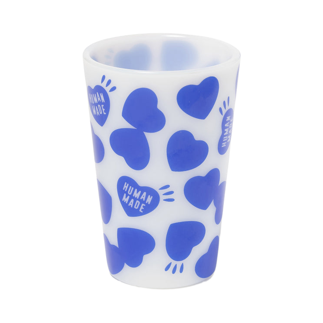 HM30GD089 Human Made Heart Pattern Tumbler Blue