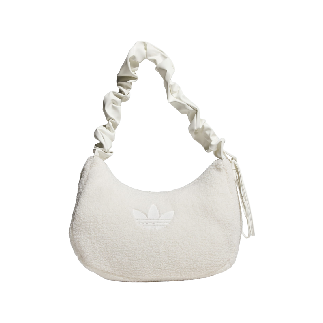 KS8838 Adidas Fleece Hobo Bag Off White