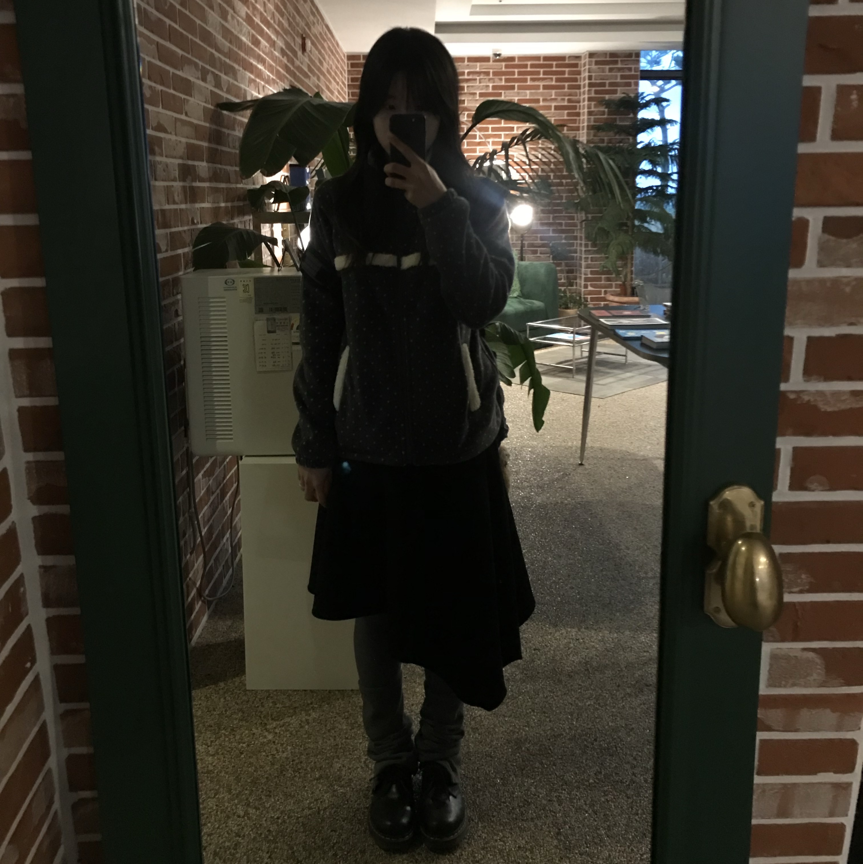 Dr. Martens 1461 Smooth Black 착용 스타일 - 1