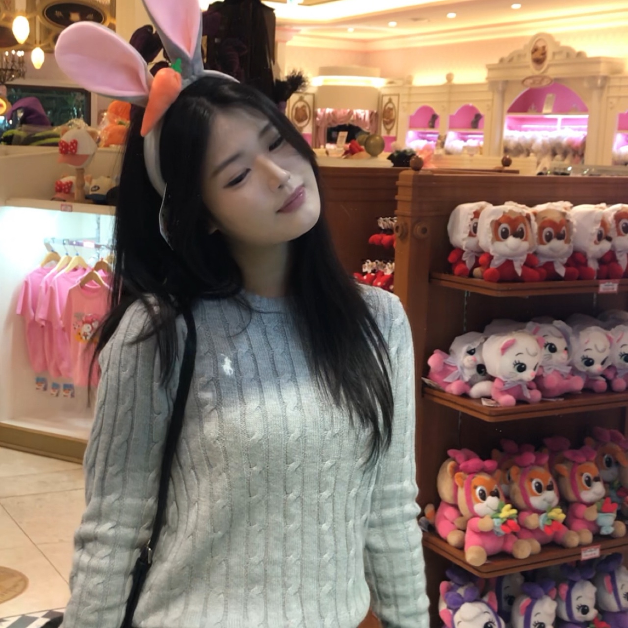 [15%적립] Polo Ralph Lauren Cable Knit Cotton Sweater Fawn Grey Heather 착용 스타일 - 2
