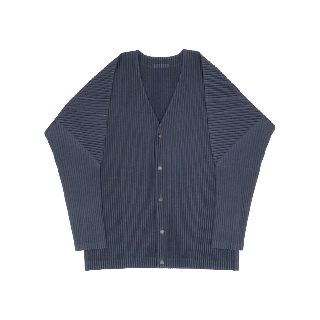 ITKUUKI2A64D Issey Miyake HP28JL141 Homme Plisse Cardigan - Dark Navy