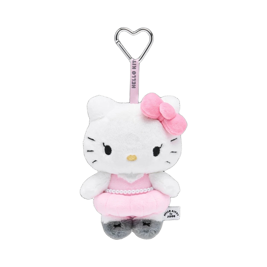 헬로키티 x 지수 플러시 키링 오리지널 (개봉 박스)(HELLO KITTY x JISOO Plush Keychain Original (Opened Case))