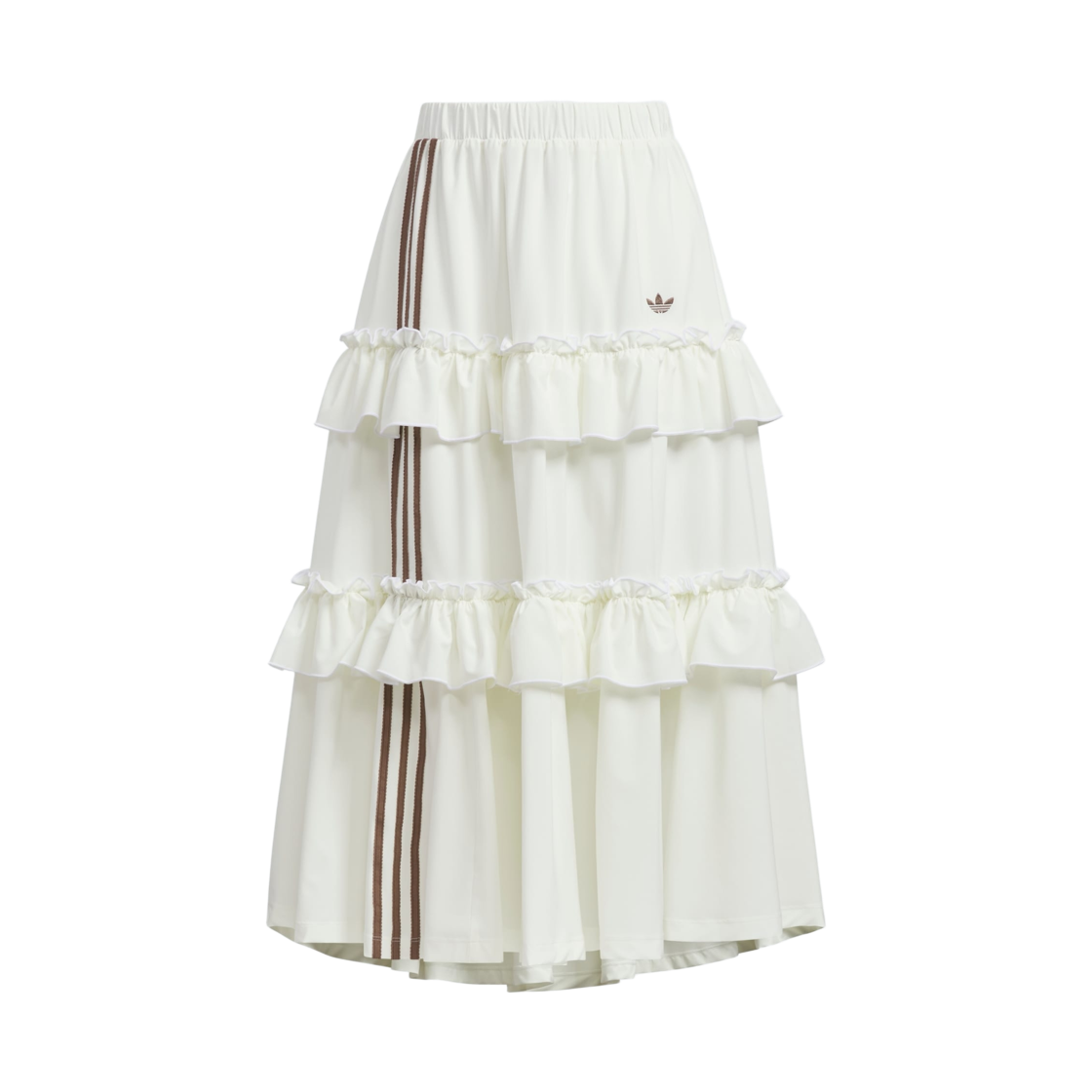 (W) 아디다스 OTT 롱 스커트 오프 화이트 - KR 사이즈((W) Adidas OTT Long Skirt Off White - KR Sizing)