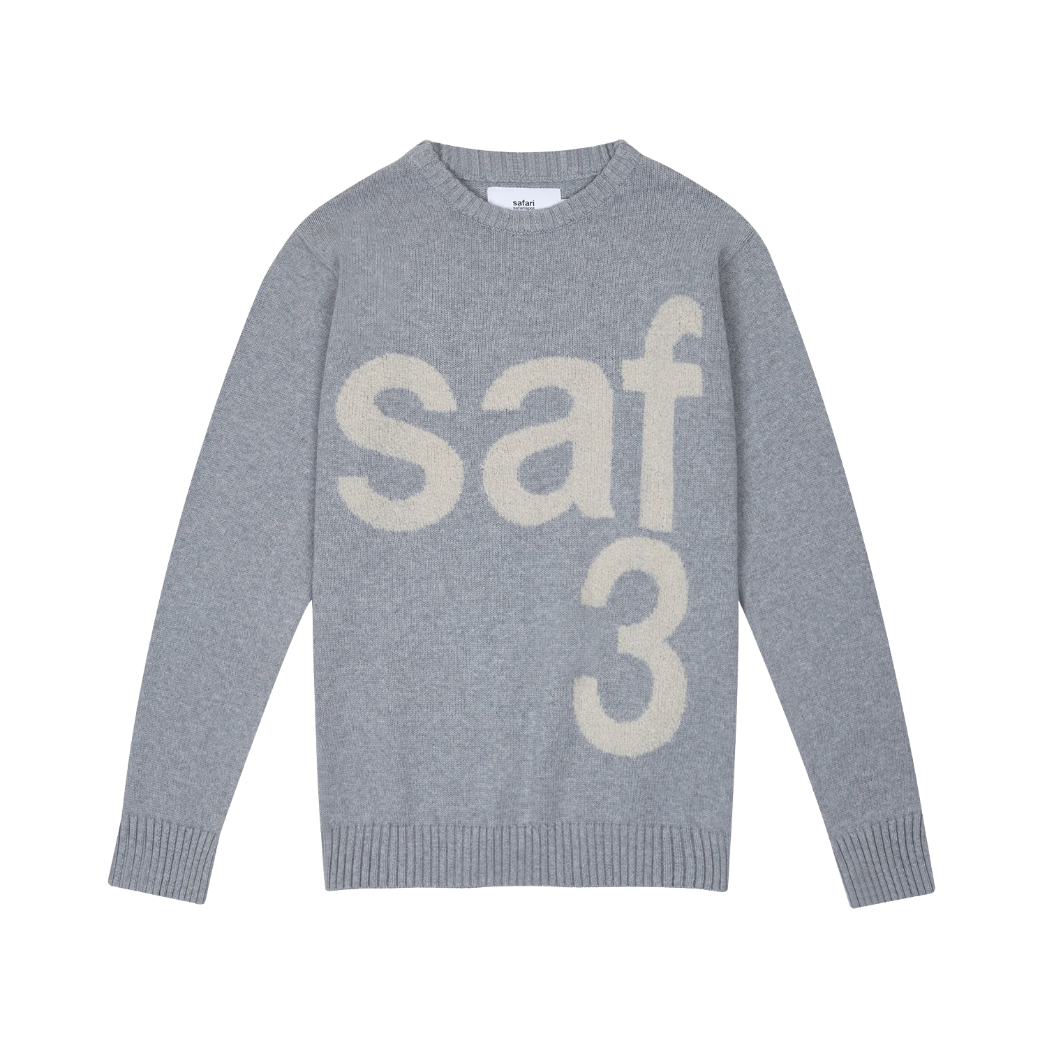 P0000BAT [KREAM 단독] Safarispot Basic Safari Knit Gray