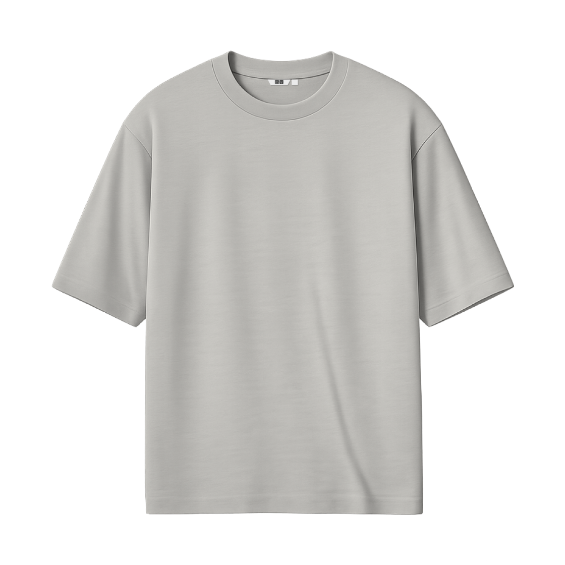 유니클로 U 에어리즘 코튼 오버사이즈 크루넥 티셔츠 라이트 그레이 - JP(Uniqlo U Airism Cotton Oversized Crewneck T-Shirt Light Gray - JP) - 1