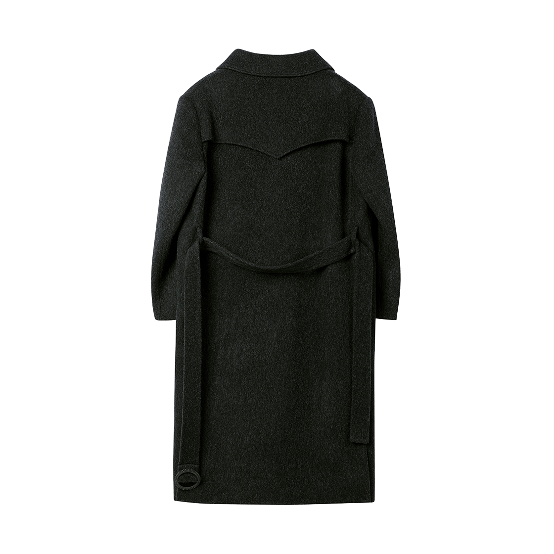 웨슬리휴스턴 리오 핸드메이드 울 노치드 하프 더블 코트 블랙(WESLEY HYUSTON Rio Handmade Wool Notched Half Double Coat Black) - 2