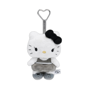 HELLO KITTY x JISOO Plush Keychain Black Gray (Opened Case)