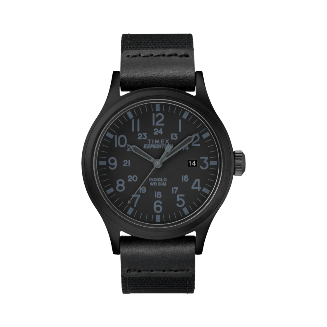 타이맥스 익스페디션 스카우트 40mm 패브릭 스트랩 워치 블랙(Timex Expedition Scout 40mm Fabric Strap Watch Black)