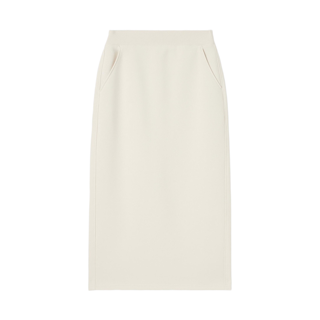 357985-30 (W) GU Heavyweight Sweat Narrow Skirt Natural