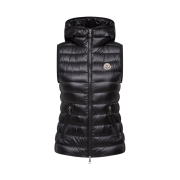 (W) Moncler Glycosse Hooded Down Vest Black - 26SS